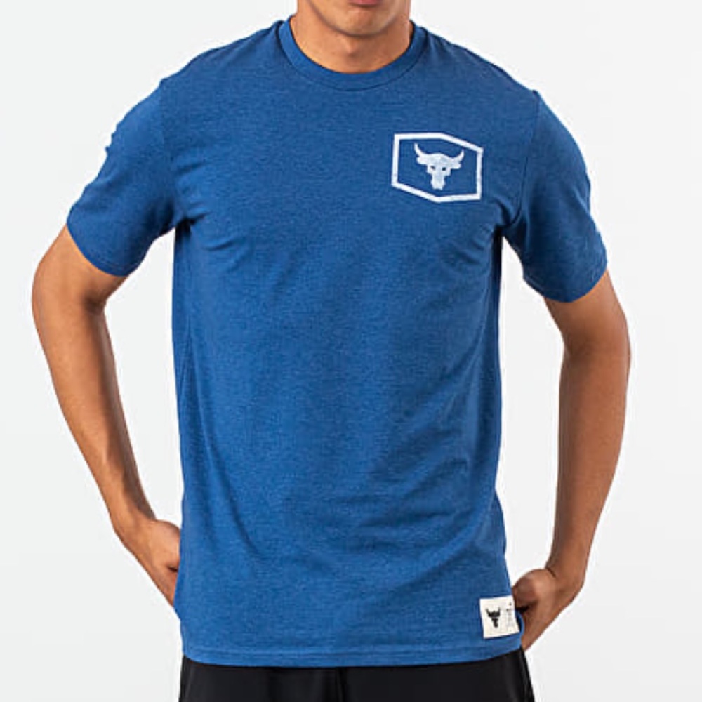 New WO Tag / UNDER ARMOUR PROJECT ROCK IRON PARADISE TEE / Size M